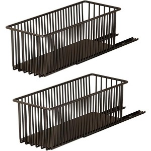 Pull Out Cabinet Organizer, 2Pcs Slide Out Drawers Multifunctional Sliding Pantry Shelves For Kitchen Base Cabinet Organization - 1 of 4