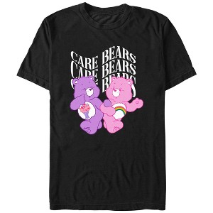 Men's Care Bears Happy Cheer and Share Bears T-Shirt - 1 of 4