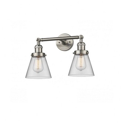 Innovations Lighting 2 - Light Vanity in  Brushed Satin Nickel