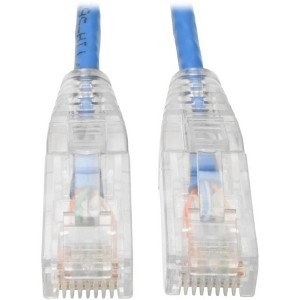 Tripp Lite Cat6 UTP Patch Cable - M/M, Gigabit, Snagless, Molded, Slim, N201S10BL - 1 of 4