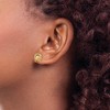 Black Bow Jewelry Blue Crab Post Earrings in 14k Yellow Gold - 3 of 4