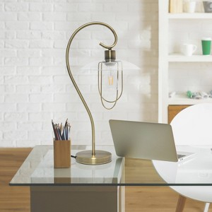 Modern Metal Scroll Table Lamp - Lalia Home - 1 of 4