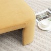 SEYNAR Modern Velvet Rectangle Accent Ottoman - 4 of 4