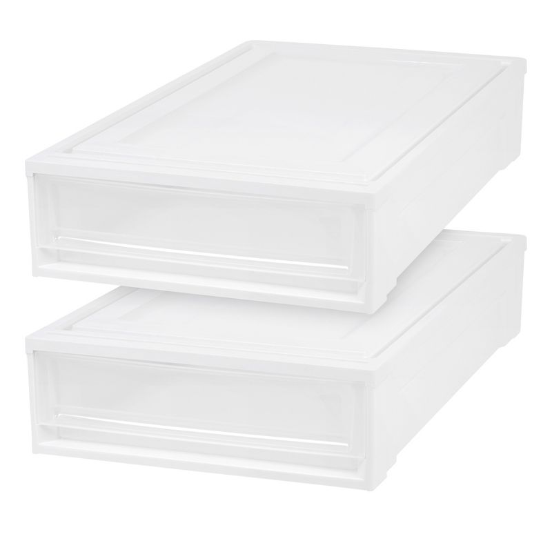 IRIS USA Plastic Under Bed Storage Containers, 1 of 10