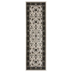 Oriental Weavers Vivian VI02B Ivory/ Navy Indoor Area Rug - 2'3" x 7'6" - 1 of 4