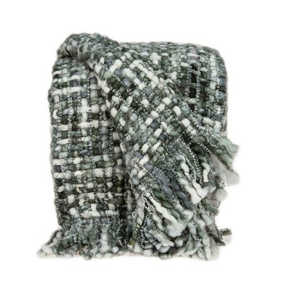 Parkland Collection,Mia Transitional Multicolored Handloomed 52" X 67" Acrylic Blend Throw Blanket