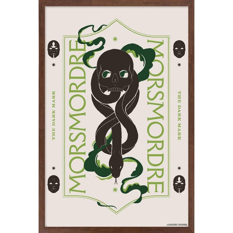 Trends International Harry Potter: Darker Arts - Morsmordre Framed Wall Poster Prints, 1 of 7