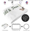 Sweet Jojo Designs Boy, Girl, Unisex/Gender Neutral Baby Milestone Blanket Woodland Animal Pals Green, Beige, Brown & Orange - 2 of 4