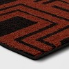 Geometric Area Rug Orange/Black - Threshold™ - 3 of 4