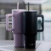 Cubitt Insulated Stainless Steel 40 oz Tumbler with Handle and Straw Lid, Cupholder friendly - 2 of 4