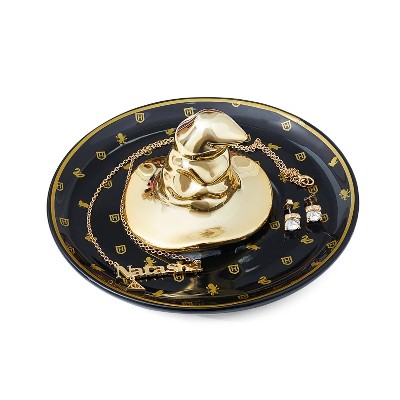 Harry Potter Black and Gold Ceramic 3D Sorting Hat Trinket Dish