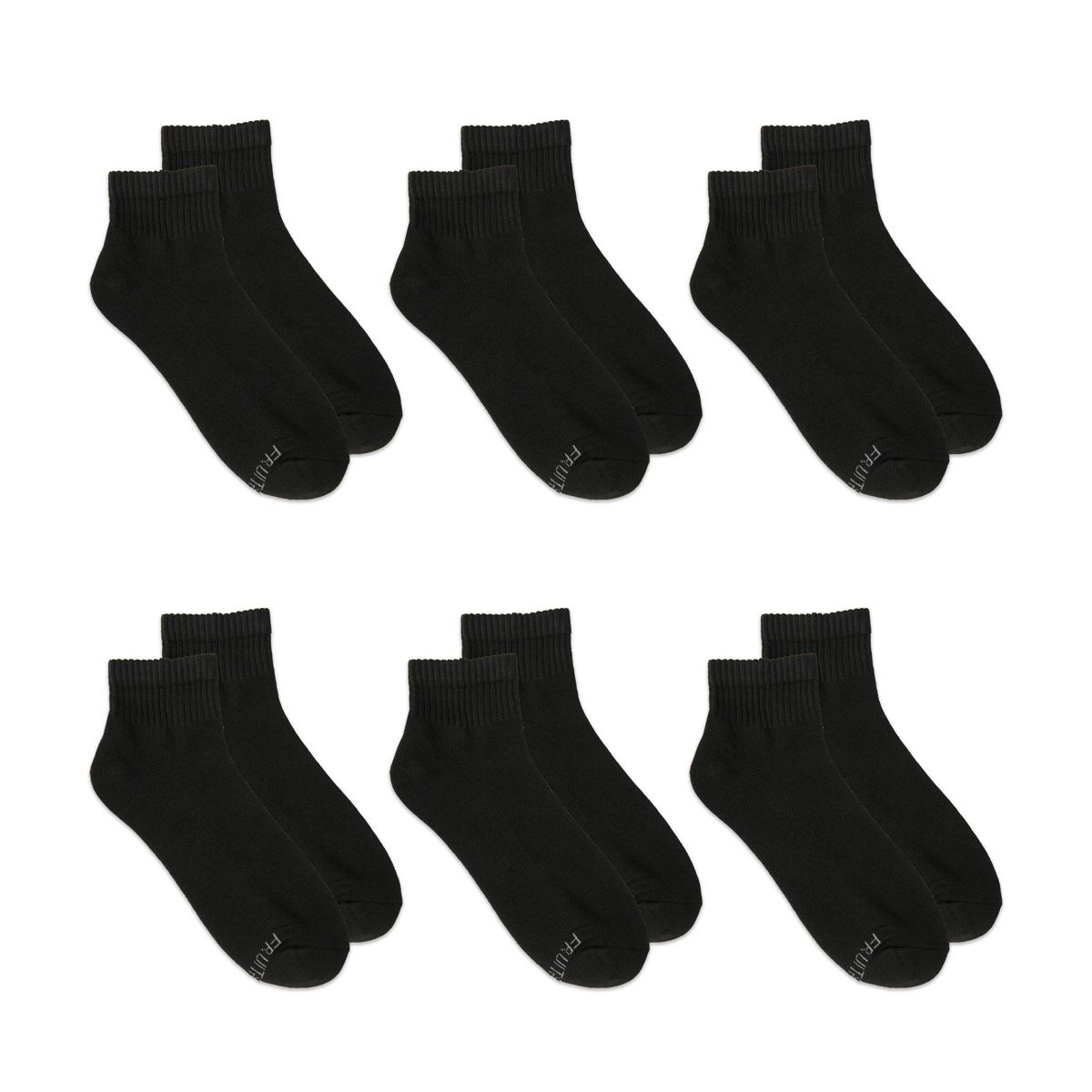 Fruit of the Loom Men's Ankle Socks