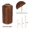 Unique Bargains Wear-Resistant Polyester Embroidery Waxed Thread with Needles - 2 of 4