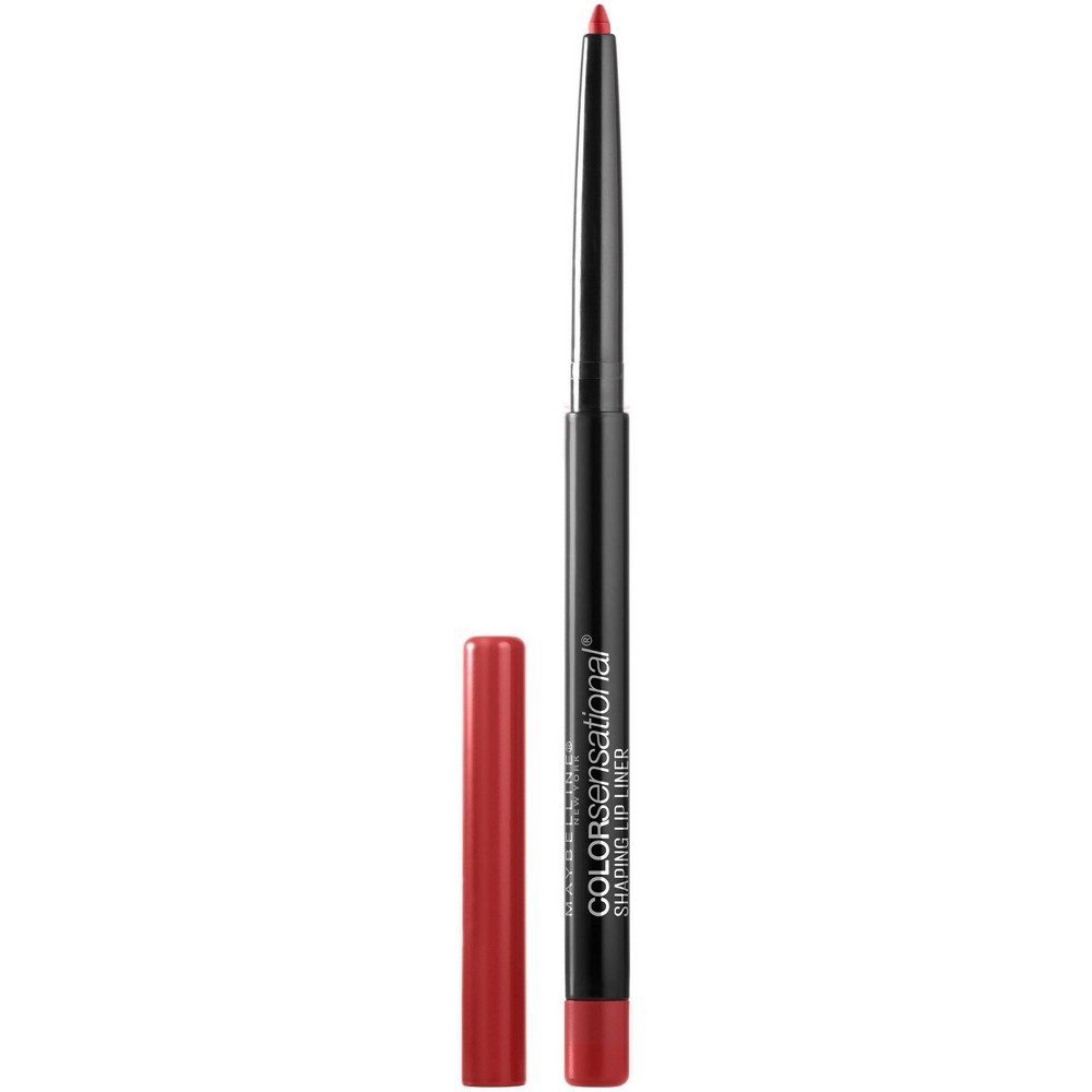 Photos - Other Cosmetics Maybelline MaybellineColor Sensational Carded Lip Liner Brick Red - 0.01oz: Creamy, L 