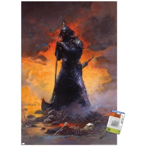 Trends International Frank Frazetta - Death Dealer 3 Unframed Wall Poster Prints - 1 of 4