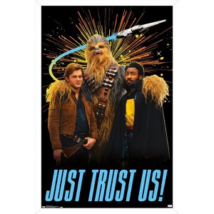 Trends International Star Wars: Solo - Trust Us Framed Wall Poster Prints - 1 of 4