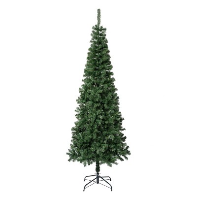 7.5' Unlit Slim Linden Spruce Artificial Christmas Tree - National Tree Company