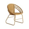 Kaplan Early Learning Kids' Washable Wicker Chair - Set of 2 - 4 of 4