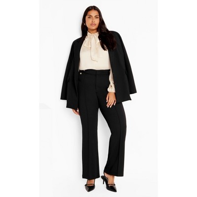 Women's Plus Size Goldie Pant - black | CITY CHIC