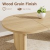 70.8" Oval Dining Table for 6-8 People, Kitchen Table with Thick Sturdy Wooden Base, Farmhouse Dining Room Desk for Kitchen Dining Room Apartments - 4 of 4