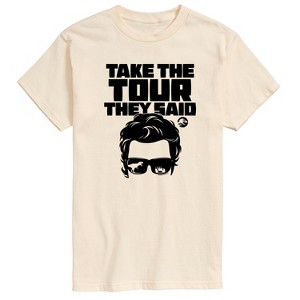Men's - Jurassic Park - Take The Tour They Said- Men's Short Sleeve Graphic T-Shirt Short Sleeve Graphic T-Shirt - 1 of 3