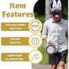 White Rabbit Costume Accessory Set (4pcs) for Tea Party White Rabbit Costume Women, Men, & Kids by 4E's Novelty - 4 of 4