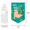 Big Dot of Happiness Let's Hang - Sloth - Baby Shower Bunting Banner - Party Decorations - Welcome Baby - 2 of 4