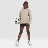 Girls' Champion Oversized Fleece Graphic Hoodie - 3 of 4