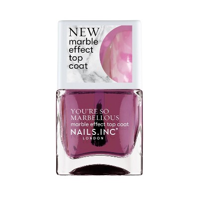 Nails Inc. Marble Effect Top Coat - May The Quartz Be with You - 0.47 fl oz