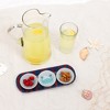 Pavilion Gift Company - Beach - 11" Glass Serving Tray with 3 Bowls - Serving Trays - 2 of 4