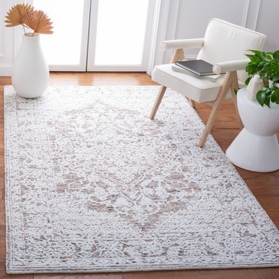 Ivory Elegance 59'' Hand-Tufted Wool and Cotton Area Rug