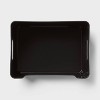 Large Plastic Open Face Pantry Bin Black - Brightroom™: Kitchen Cabinet Organizer, 13"x9.5"x6" Storage Solution - 3 of 4