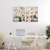 Stupell Industries Minty Garden Flowers 2pc Framed Giclee Art Set - 2 of 4
