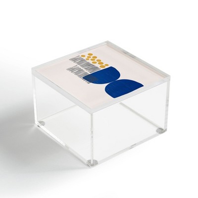 Hello Twiggs Abstract Fruit Bowl 4" x 4" Acrylic Box - Deny Designs