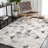 Berber Shag BER422 Power Loomed Indoor Rugs - Safavieh - 2 of 4