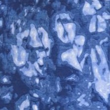 evening blue tie dye