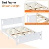 Karl Home Wood Bed Frame Full Size With 4 Storage Drawers, Solid Wood Platform Bed with Headboard - 4 of 4