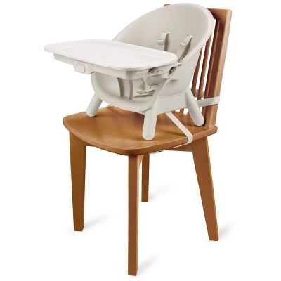 Convertible Oat Wooden High Chair with Detachable Tray