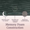 Hastings Home Memory Foam Bathroom Mat Set - 2 Pieces, Forest Green - 2 of 4