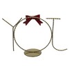 6.0 Inch Joy Ornament Stand Red Bow Displayer Decorative Easels Or Stands - 3 of 3