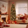 6FT/7.5FT/9FT/12FT Christmas Artificial Pencil Tree with Dual-Color LED Light - 2 of 4