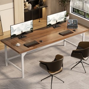 Aheaplus Heavy Duty Extra Long 2 Person Desk for Home Office - 1 of 4