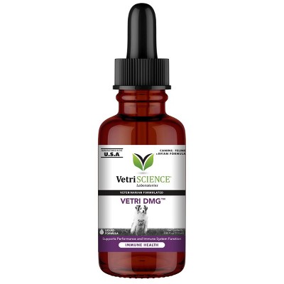 Vetriscience Laboratories Vetri-DMG Immune Health Dog, Cat, & Bird Liquid Formula - 3.85 fl oz dropper