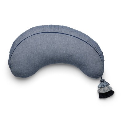 Image of DockATot La Maman Wedge Nursing Pillow - Indigo Chambray
