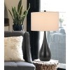 Cal Lighting 150W 3 way Diego metal table lamp Sold in pairs - 4 of 4