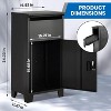 Metal Package Delivery Box, Lockable Anti-Theft Parcel Drop Box, Weatherproof Galvanized Steel Storage for Porch, Fence - 3 of 4