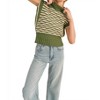 Women's Contrast Stitch Mock Neck Sweater Vest - &merci - 2 of 3
