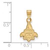 Black Bow Jewelry 14k Yellow Gold New Orleans Privateers NCAA Small Pendant - 2 of 3