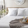 2pc 18"x18" Tonal Recycled Cotton Square Throw Cover Light Gray/Off-White - Design Imports: Zipper Closure, Indoor Use - 4 of 4