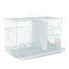 YML 3/8-Inch Canary Finch Breeding Cage 2414 Small White - 2 of 4